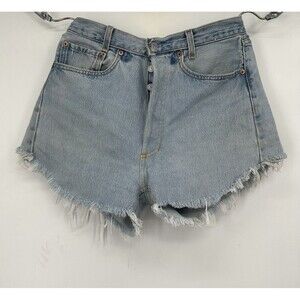 Vintage Made In USA Levi’s‎  Tab Women’s Denim Shorts Size 28 Rawhem